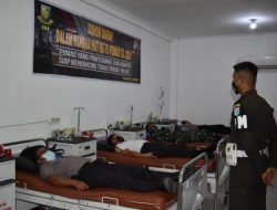 Peduli Kemanusiaan, Pomdam XII/Tpr Inisiasi Donor Darah Dihari Ultah