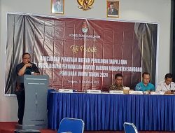 KPU Sanggau Gelar Uji Publik Penataan Daerah (dapil) dan Alokasi Kursi DPRD Kabupaten Sanggau pada pemilu tahun 2024